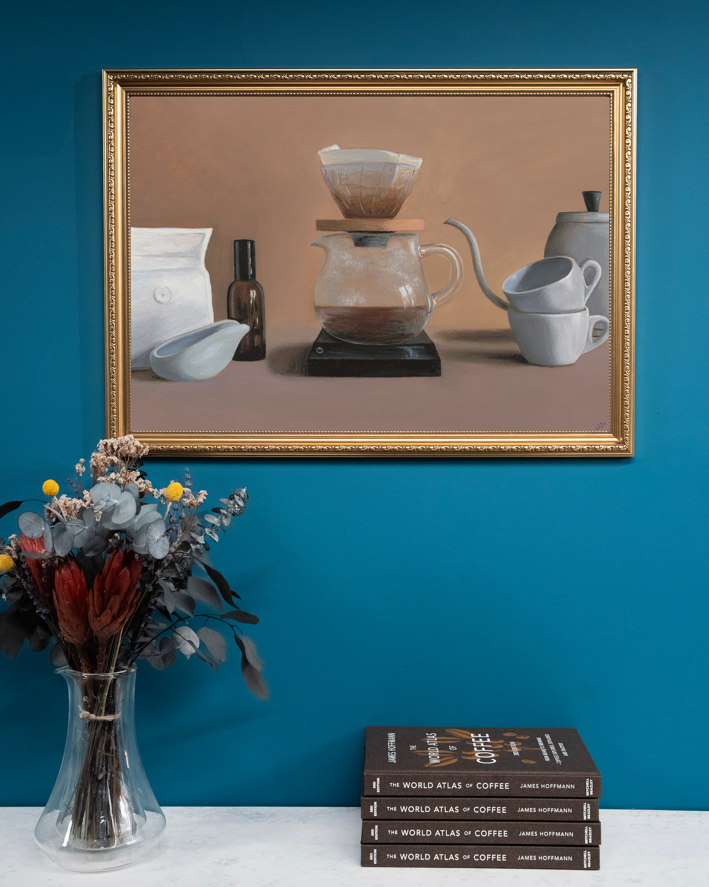Pour Over setup still life print Pour Over setup still life print